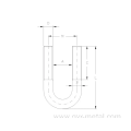 Durable GR5 Titanium U-Bolts for Machinery Industries